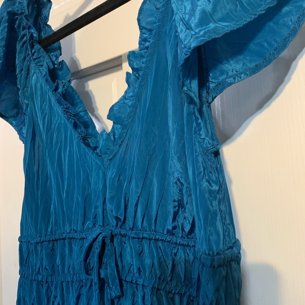 J. Crew Palermo dress in viscose-blend crinkle - Picture 8 of 10
